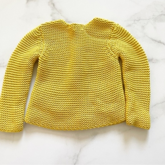 John Lewis Marigold Knit Cardigan Sweater Size 9-12 Months - Picture 2 of 8